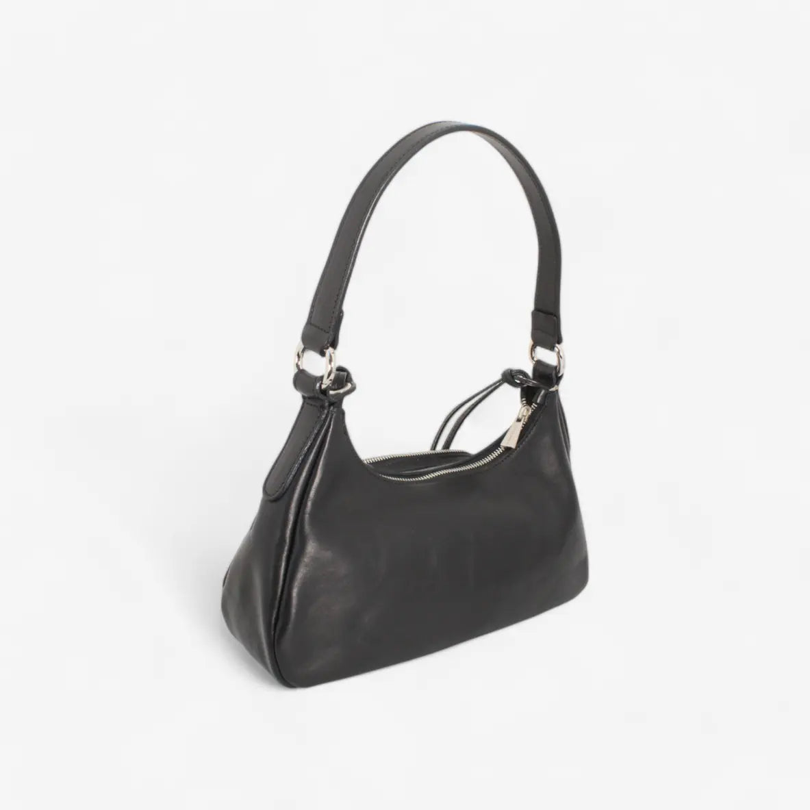 Frontpocket Hobo Bag schwarz