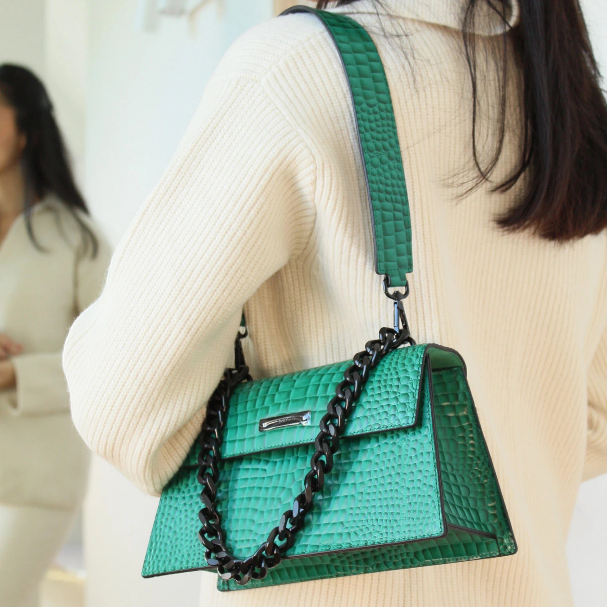 Asia Satchel grün