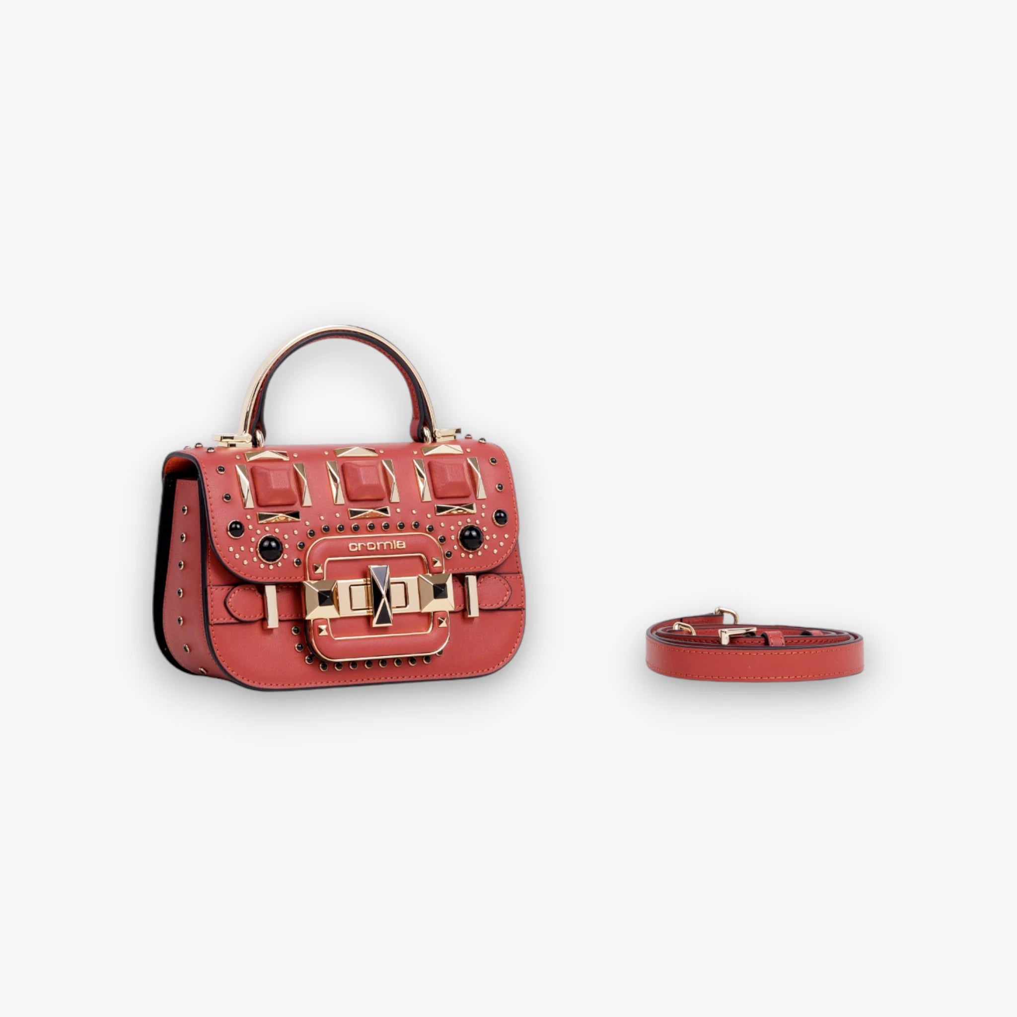 IT Carrie Flap Bag mattone