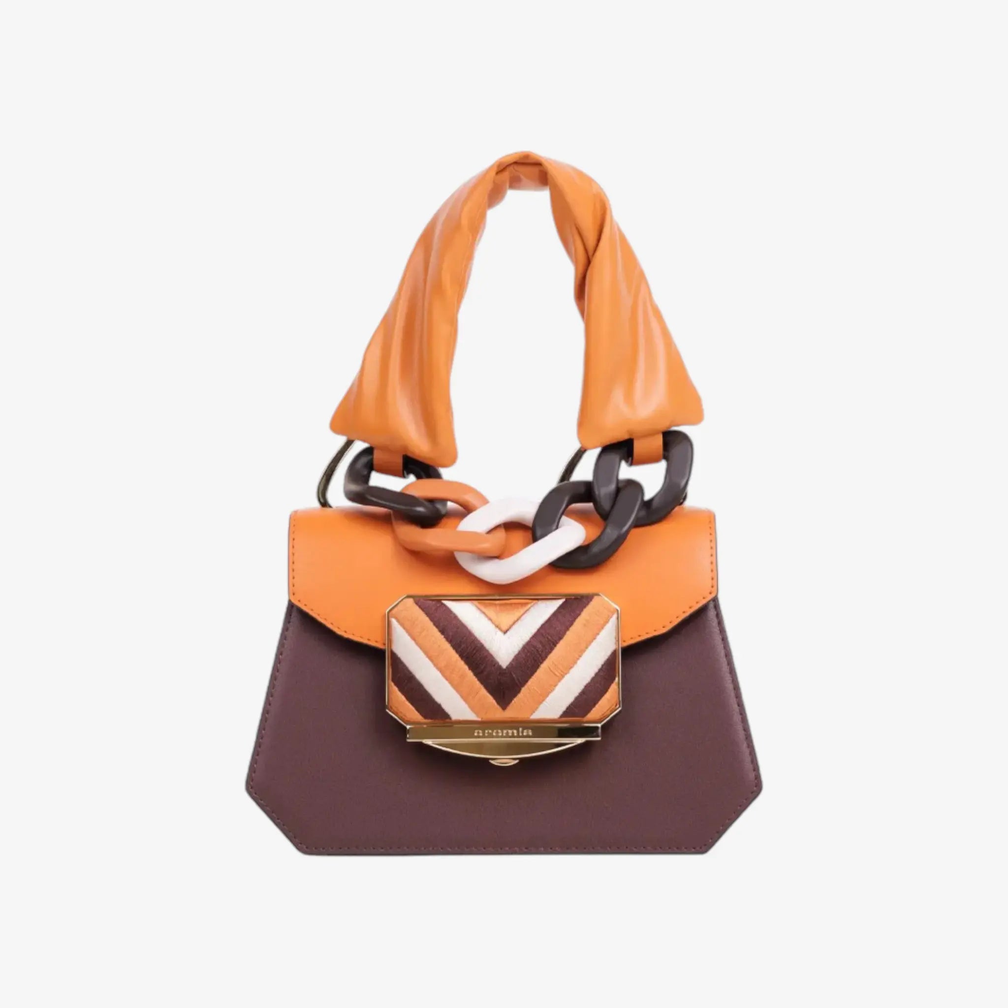 Oasi Jade Schultertasche kastanie