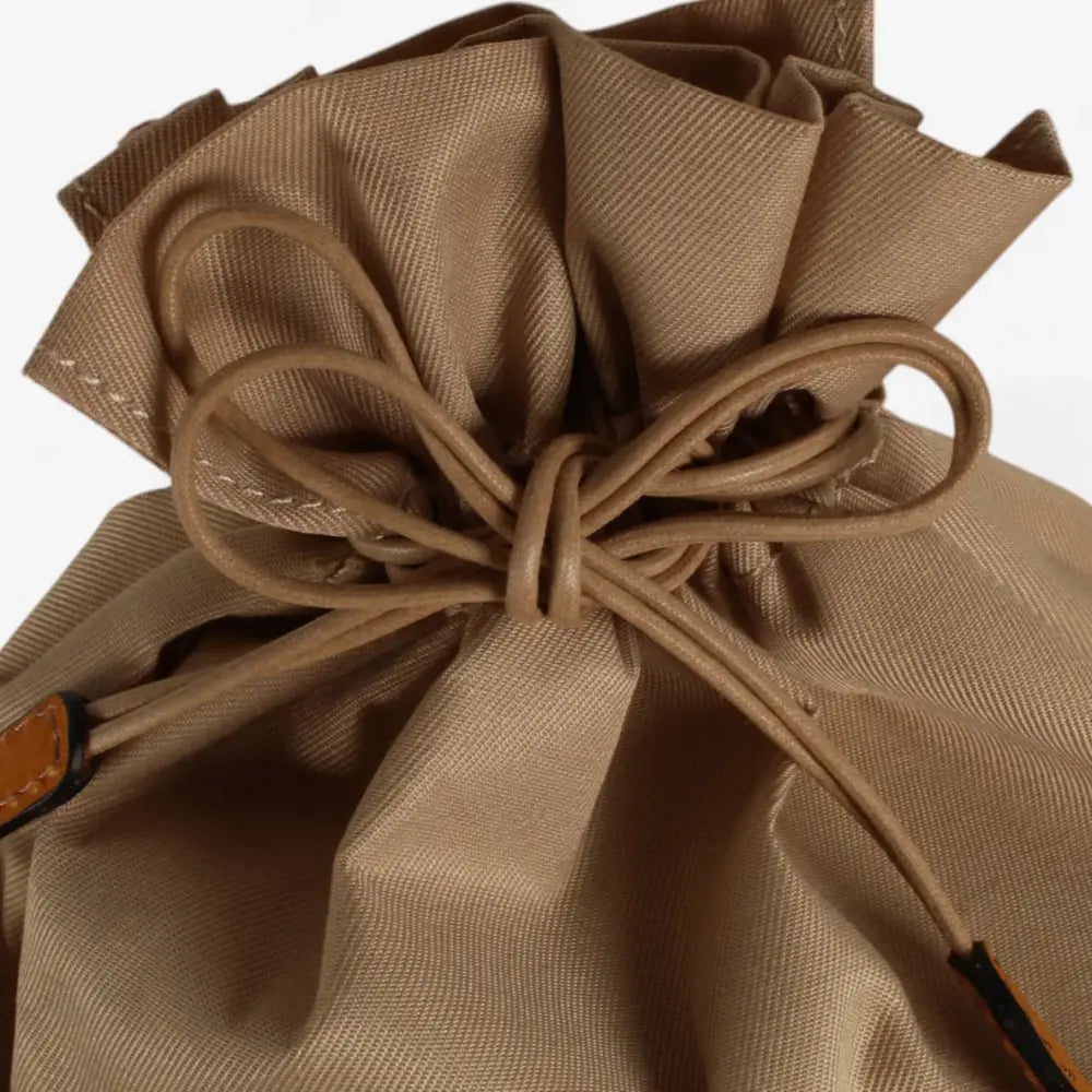 Secchiello Bucket Bag Raffia cognac
