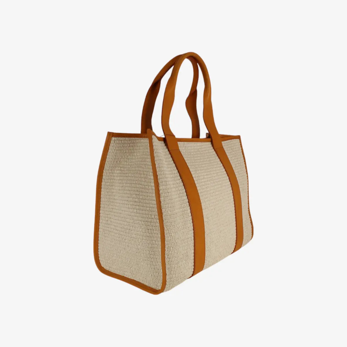 Tonfano Tote Bag Raffia cognac