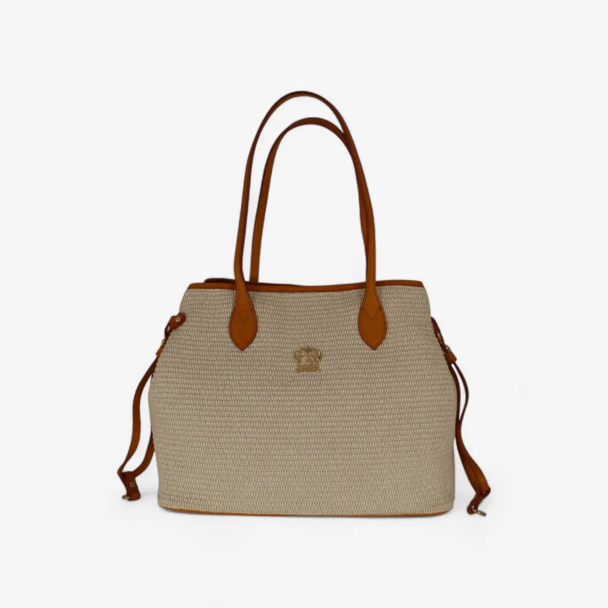 Vetulonia Raffia Shopper cognac
