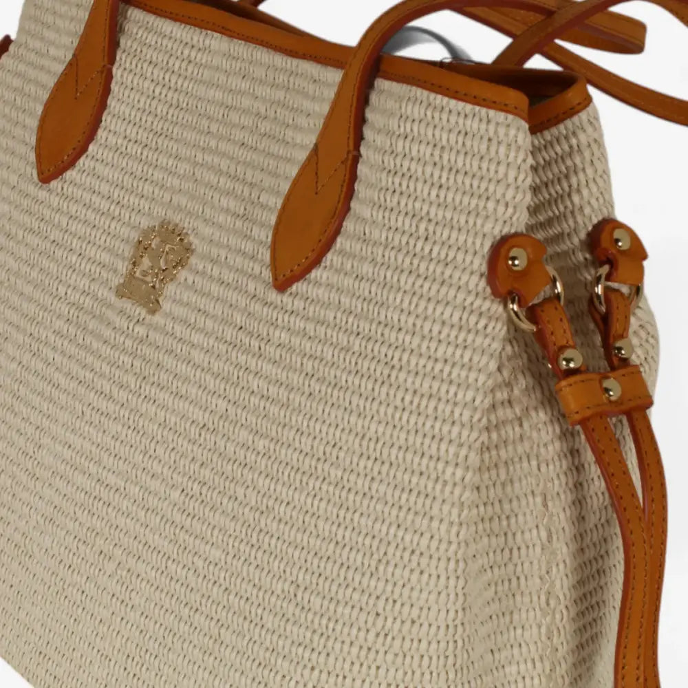Vetulonia Raffia Shopper cognac