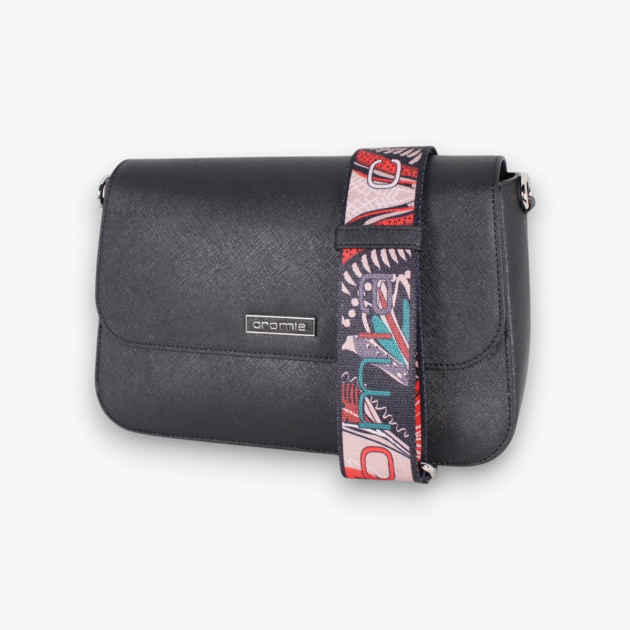 Perla 2009 Buckle-Bag schwarz