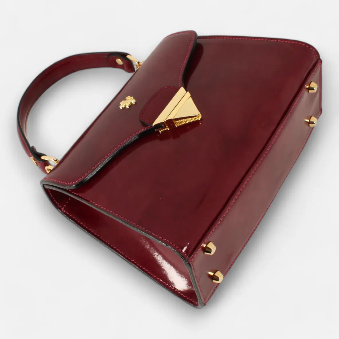 Burchio Satchel Bag weinrot