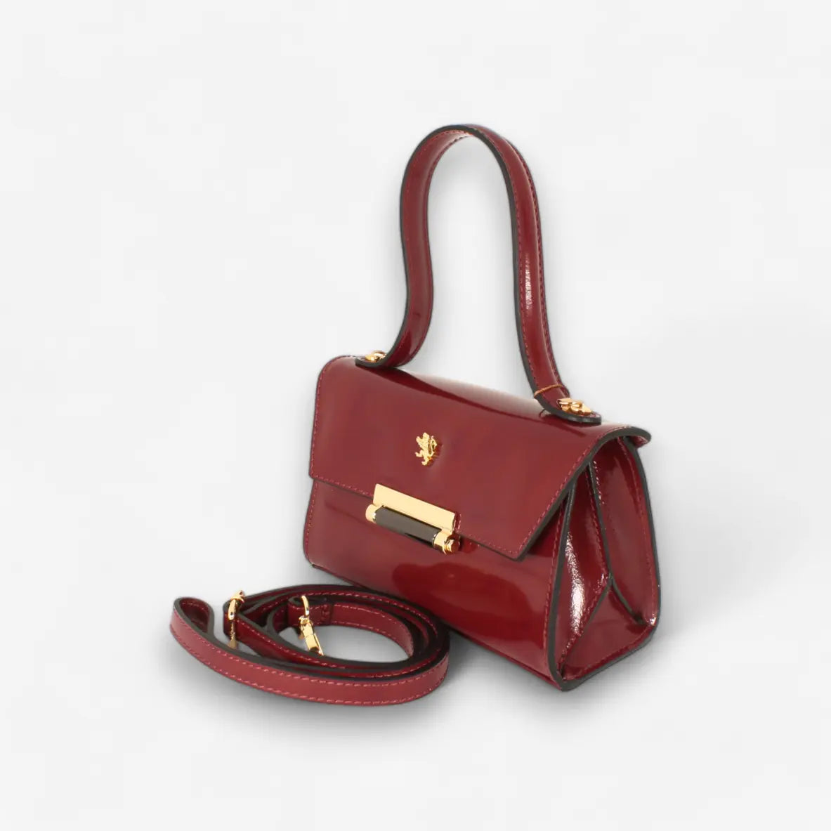 Miss Impruneta Mini Satchel weinrot