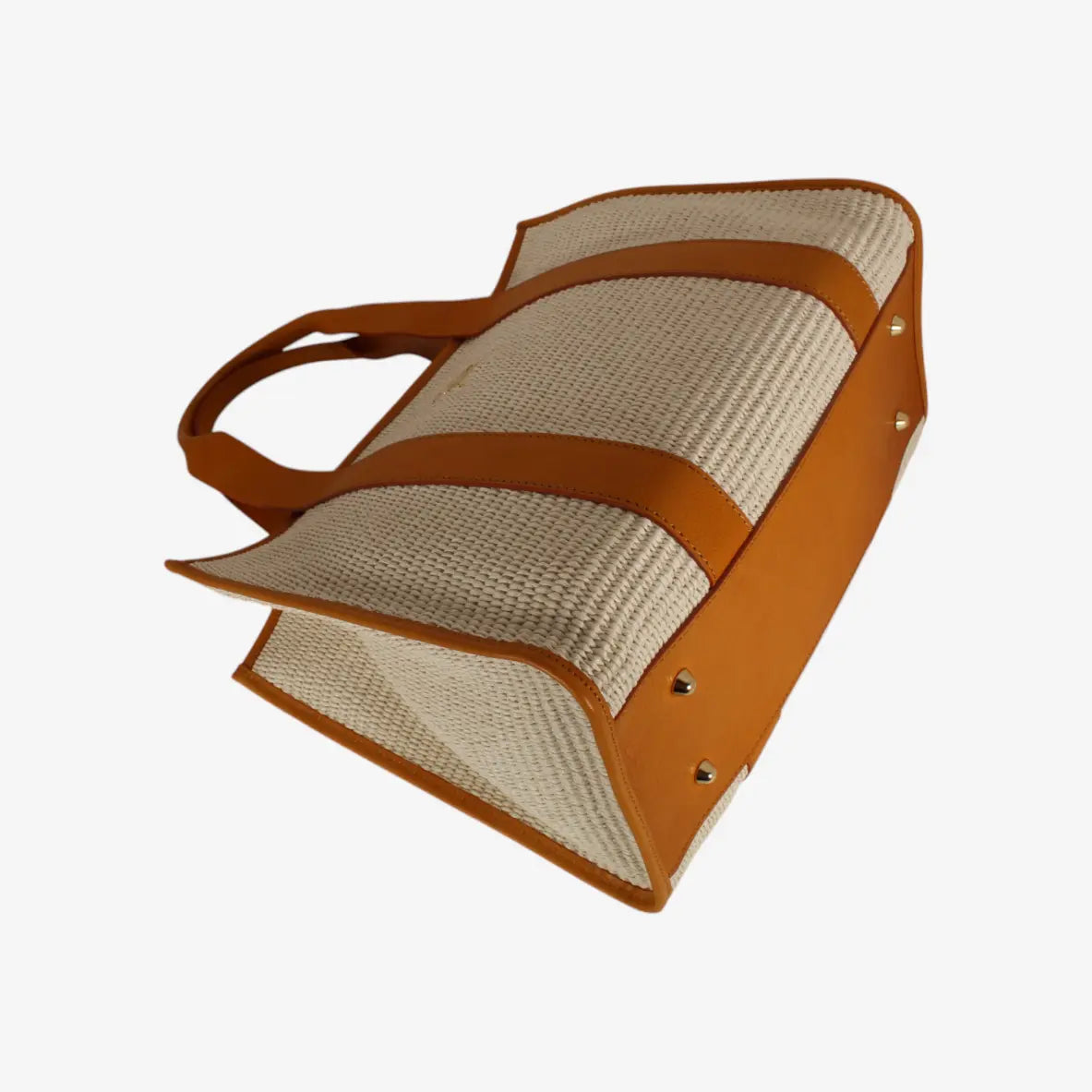 Tonfano Tote Bag Raffia cognac