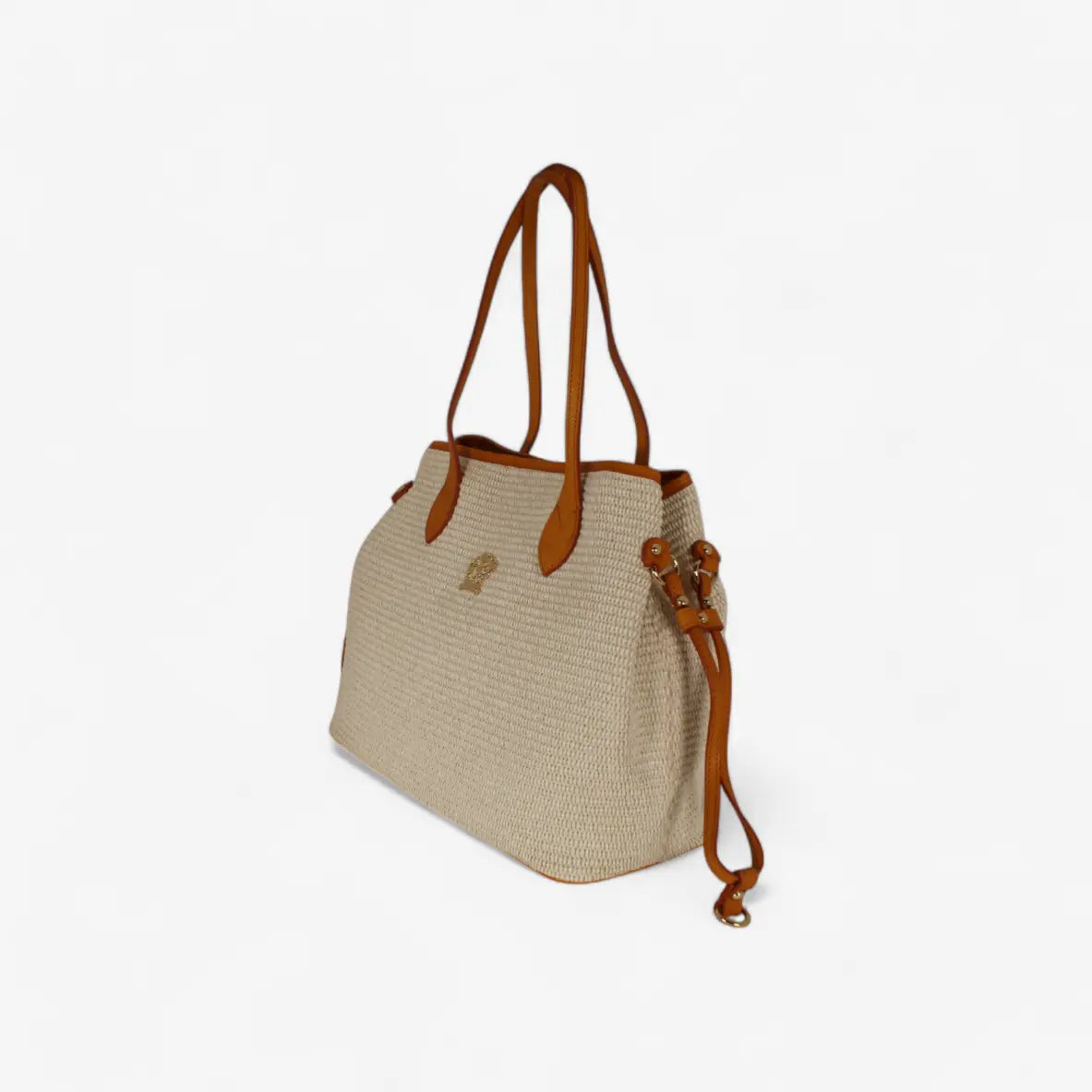 Vetulonia Raffia Shopper cognac